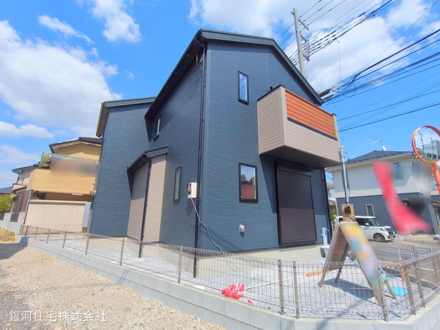 G00367987 埼玉県久喜市本町４丁目 新築一戸建て 3580万円 土地面積128.73m² (約38.94坪) 建物面積103.09m² (約31.18坪) 間取り３ＬＤＫ 築年月2025年04月【外観9】