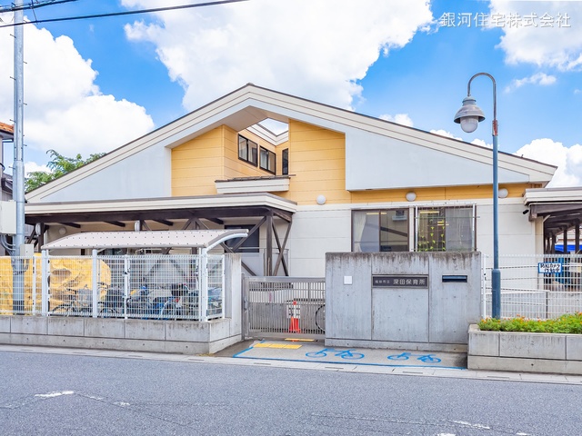 G00368020 埼玉県越谷市大字大里 新築一戸建て 3180万円 土地面積92.50m² (約27.98坪) 建物面積101.85m² (約30.80坪) 間取り４ＬＤＫ 築年月2025年06月【周辺環境】深田保育所