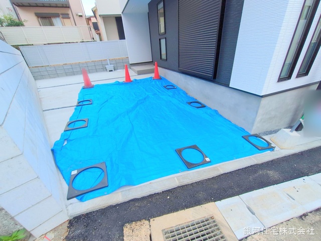 G00368043 千葉県船橋市田喜野井５丁目 新築一戸建て 3480万円 土地面積107.72m² (約32.58坪) 建物面積98.12m² (約29.68坪) 間取り４ＬＤＫ 築年月2025年03月(築１年以内)【外観11】
