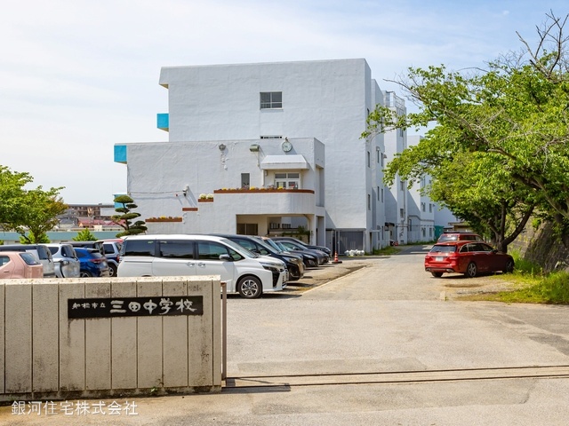 G00368043 千葉県船橋市田喜野井５丁目 新築一戸建て 3480万円 土地面積107.72m² (約32.58坪) 建物面積98.12m² (約29.68坪) 間取り４ＬＤＫ 築年月2025年03月(築１年以内)【周辺環境】船橋市立三田中学校