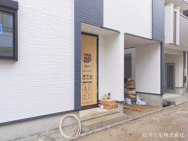 G00368045 神奈川県横浜市鶴見区矢向４丁目 新築一戸建て 5980万円 土地面積46.71m² (約14.12坪) 建物面積99.35m² (約30.05坪) 間取り３ＬＤＫ 築年月2025年03月(築１年以内)【外観6】