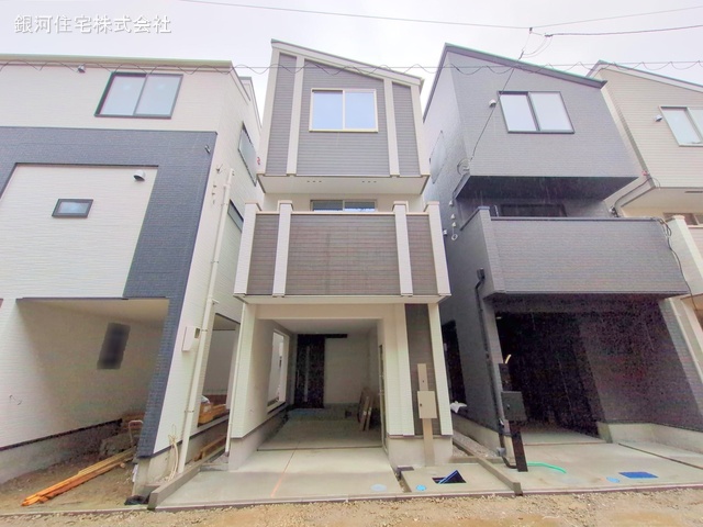 G00368046 神奈川県横浜市鶴見区矢向４丁目 新築一戸建て 5580万円 土地面積52.78m² (約15.96坪) 建物面積102.57m² (約31.02坪) 間取り２ＳＬＤＫ 築年月2025年03月(築１年以内)【外観14】
