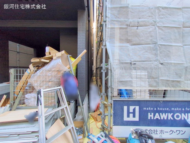 G00368047 神奈川県横浜市鶴見区矢向４丁目 新築一戸建て 5680万円 土地面積54.33m² (約16.43坪) 建物面積107.94m² (約32.65坪) 間取り２ＳＬＤＫ 築年月2025年03月(築１年以内)【外観12】