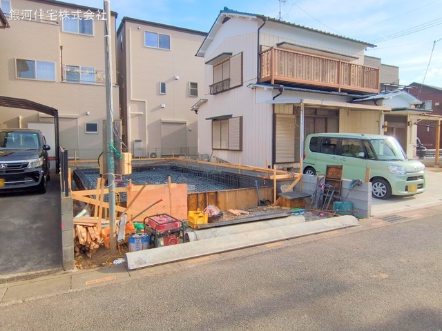 G00368050 埼玉県川口市坂下町１丁目 新築一戸建て 4980万円 土地面積67.24m² (約20.34坪) 建物面積112.02m² (約33.88坪) 間取り４ＬＤＫ 築年月2025年05月【外観5】