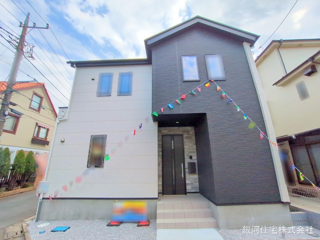 G00368051 埼玉県ふじみ野市駒林元町４丁目 新築一戸建て 6090万円 土地面積99.76m² (約30.17坪) 建物面積105.34m² (約31.86坪) 間取り４ＬＤＫ 築年月2025年03月(築１年以内)【外観16】