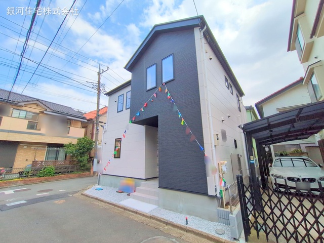 G00368051 埼玉県ふじみ野市駒林元町４丁目 新築一戸建て 6090万円 土地面積99.76m² (約30.17坪) 建物面積105.34m² (約31.86坪) 間取り４ＬＤＫ 築年月2025年03月(築１年以内)【外観17】