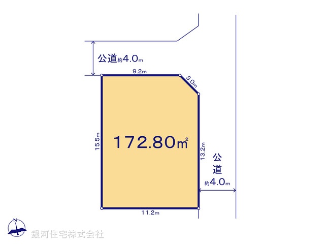 G00368168 千葉県市原市椎の木台２丁目 土地 330万円【区画図】