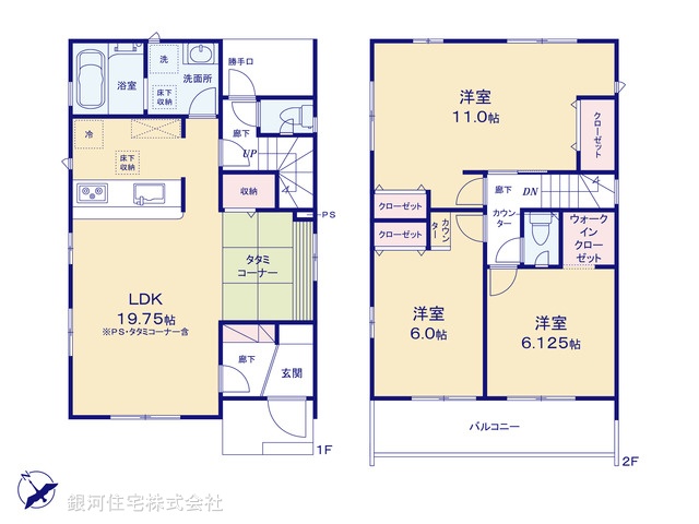 G00368236 千葉県四街道市旭ヶ丘４丁目 新築一戸建て 3190万円【間取図】