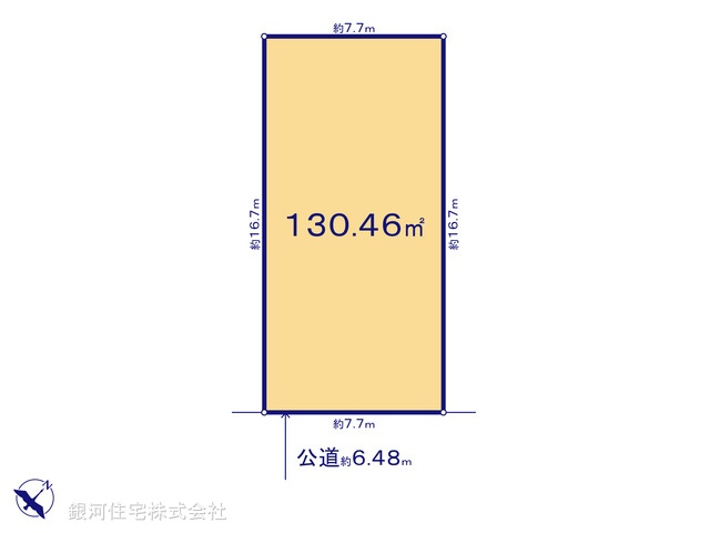 G00368264 千葉県千葉市美浜区磯辺１丁目 土地 3580万円【区画図】