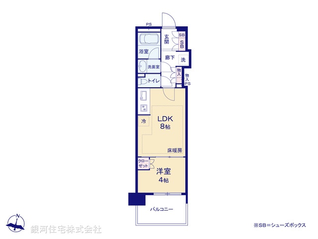 G00368274 埼玉県川口市西川口６丁目 中古マンション 2880万円【間取図】