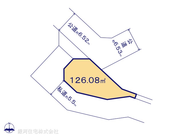 G00368557 神奈川県横浜市戸塚区原宿２丁目 土地 2950万円【区画図】