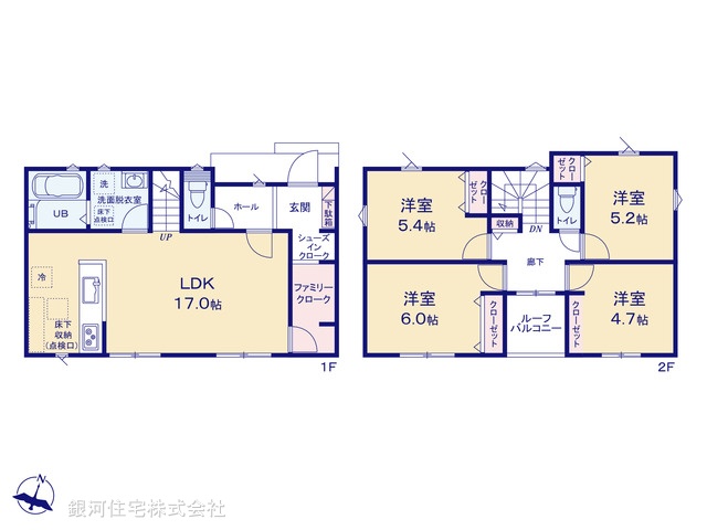 G00368674 千葉県木更津市祇園１丁目 新築一戸建て 3090万円【間取図】