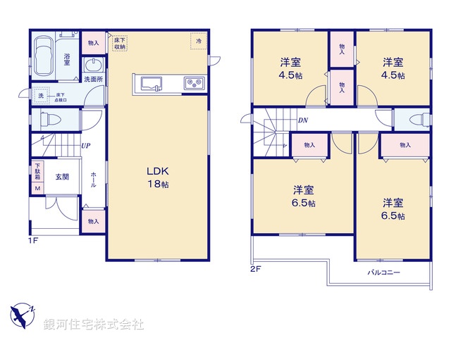 G00368705 千葉県習志野市谷津２丁目 新築一戸建て 4990万円【間取図】