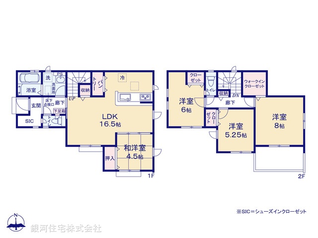 G00368803 埼玉県川越市宮元町 新築一戸建て 3780万円【間取図】