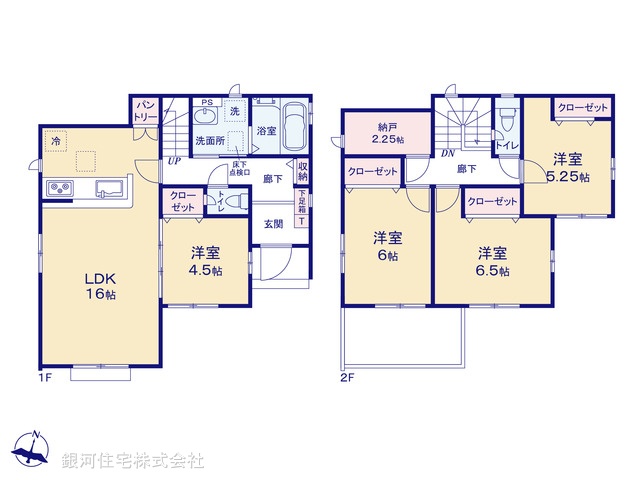 G00368819 埼玉県入間市大字野田 新築一戸建て 3380万円【間取図】
