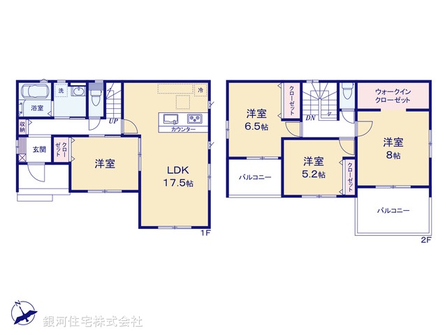 G00368957 埼玉県深谷市上野台 新築一戸建て 2399万円【間取図】
