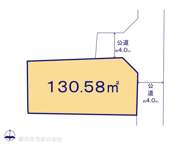 G00368972 神奈川県秦野市千村４丁目 土地 1080万円【区画図】