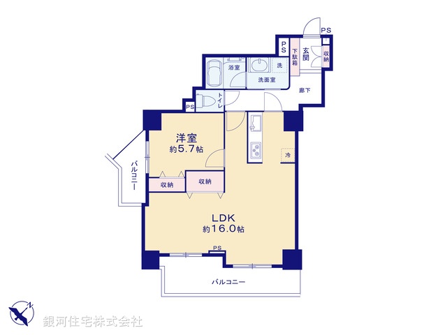 G00369047 埼玉県所沢市東町 中古マンション 4380万円【間取図】