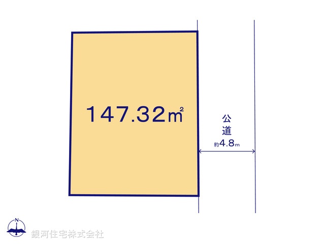 G00369059 神奈川県秦野市渋沢 土地 1380万円【区画図】