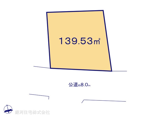 G00369165 神奈川県相模原市緑区町屋３丁目 土地 2180万円【区画図】