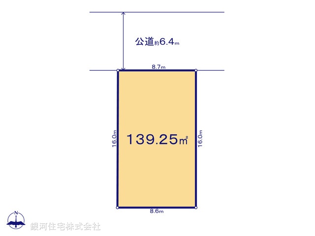 G00369227 神奈川県横浜市保土ヶ谷区月見台 土地 5600万円【区画図】