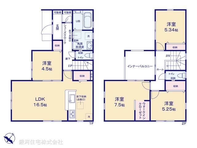 G00369568 千葉県佐倉市宮ノ台２丁目 新築一戸建て 3890万円【間取図】