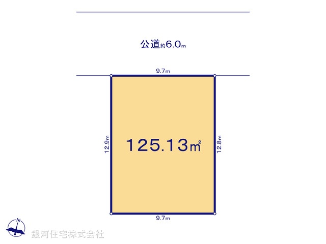 G00369656 神奈川県茅ヶ崎市柳島２丁目 土地 3080万円【区画図】