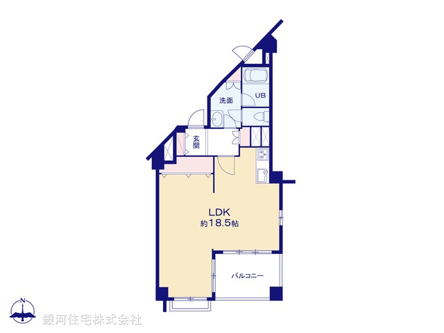 G00369722 神奈川県逗子市小坪５丁目 中古マンション 3080万円【間取図】