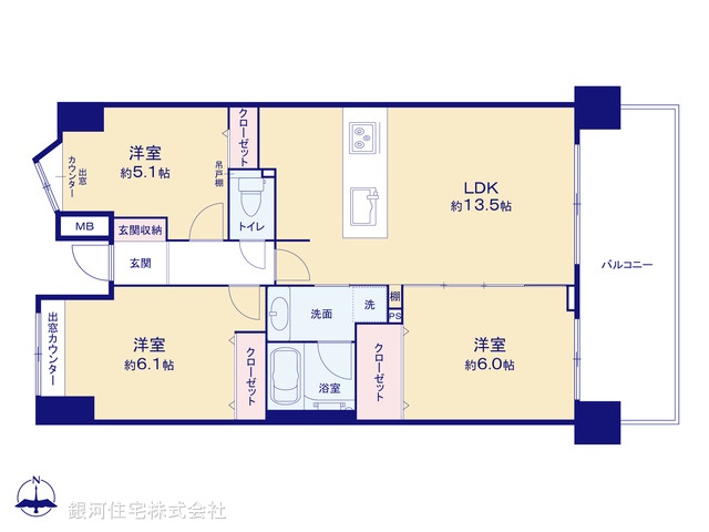 G00369815 埼玉県さいたま市桜区田島１０丁目 中古マンション 3298万円【間取図】