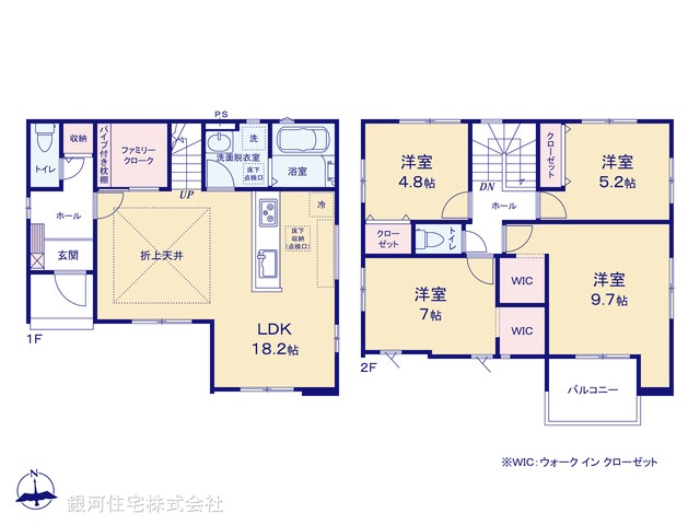 G00369956 千葉県成田市並木町 新築一戸建て 3849万円【間取図】