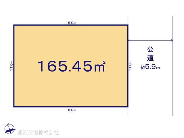 G00370007 千葉県習志野市藤崎６丁目 土地 4098万円【区画図】