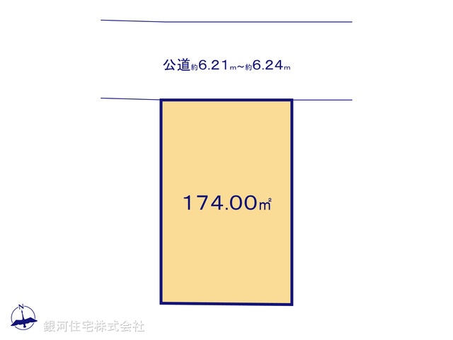 G00370094 千葉県我孫子市南新木３丁目 土地 1990万円【区画図】