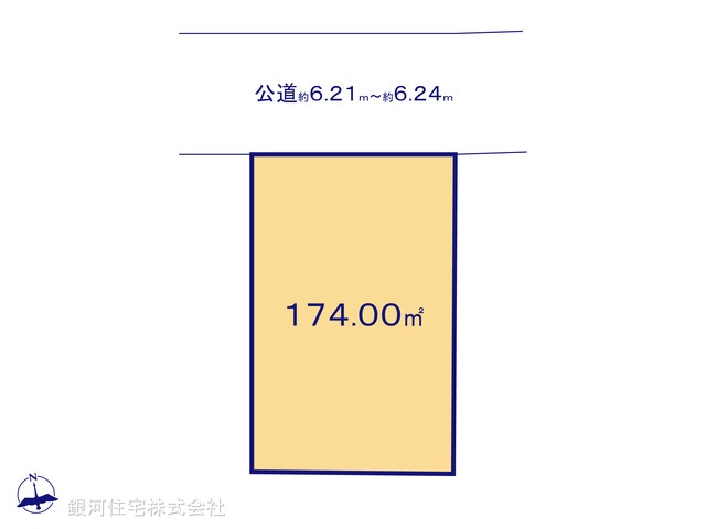 G00370095 千葉県我孫子市南新木３丁目 土地 1990万円【区画図】