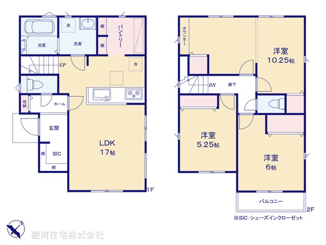 G00370224 神奈川県横須賀市公郷町５丁目 新築一戸建て 3890万円【間取図】