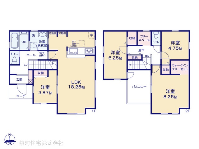 G00370287 東京都町田市図師町 新築一戸建て 3580万円【間取図】
