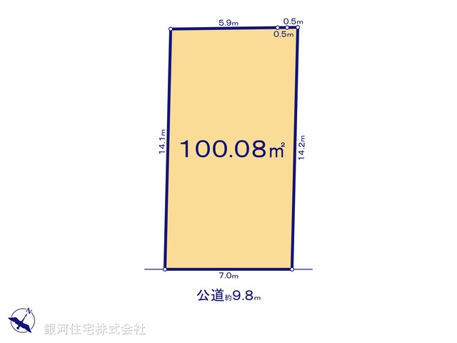 G00370289 千葉県千葉市稲毛区穴川町 土地 2748万円【区画図】