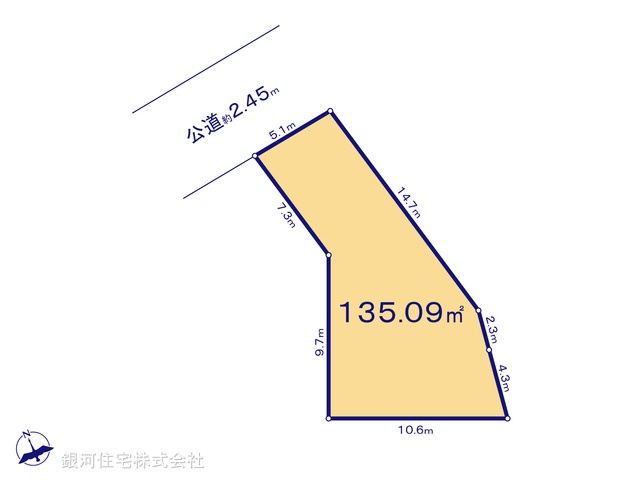 G00370306 東京都八王子市川口町 土地 1590万円【区画図】