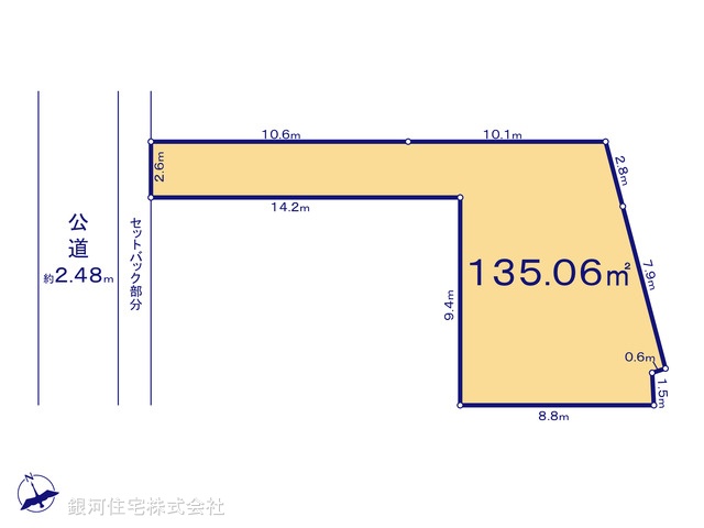 G00370308 東京都八王子市川口町 土地 1390万円【区画図】