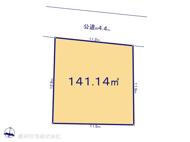 G00370312 千葉県四街道市栗山 土地 1548万円【区画図】