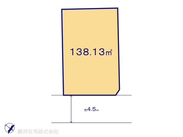 G00370399 神奈川県秦野市西田原 土地 1240万円【区画図】
