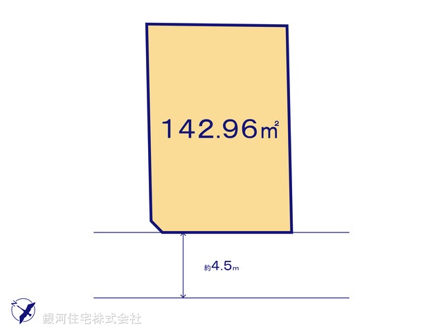 G00370402 神奈川県秦野市西田原 土地 1240万円【区画図】
