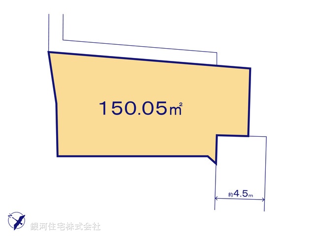 G00370404 神奈川県秦野市西田原 土地 1280万円【区画図】
