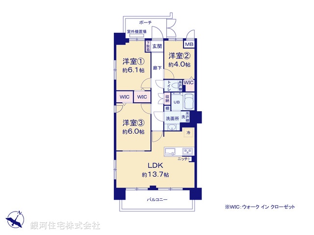 G00370442 千葉県松戸市新松戸東 中古マンション 2780万円【間取図】