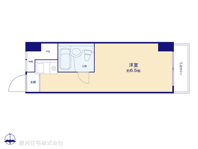 G00370476 東京都品川区西五反田６丁目 中古マンション 1480万円【間取図】