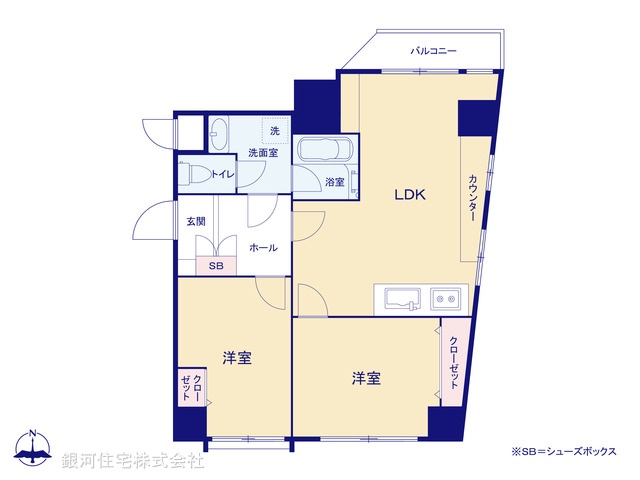 G00370531 東京都足立区千住４丁目 中古マンション 4200万円【間取図】