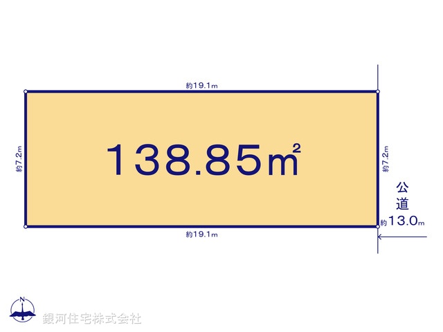 G00370691 神奈川県逗子市久木８丁目 土地 2880万円【区画図】