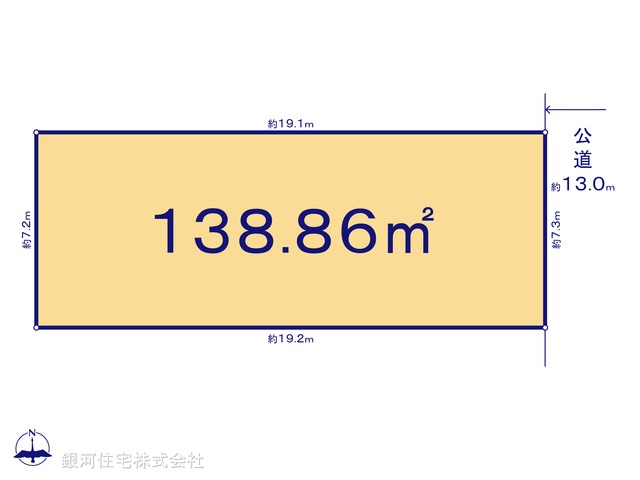 G00370692 神奈川県逗子市久木８丁目 土地 2930万円【区画図】