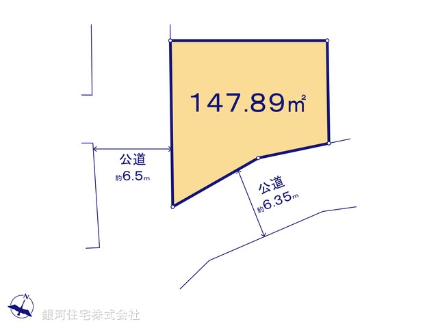 G00370698 神奈川県横浜市南区別所中里台 土地 3880万円【区画図】