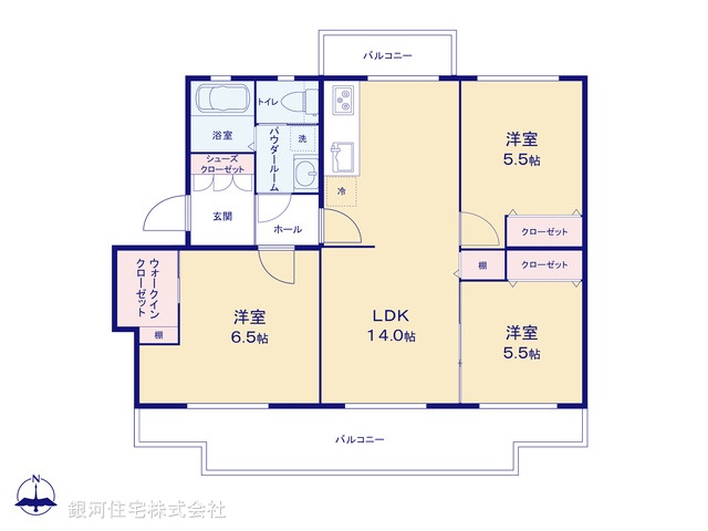 G00370820 東京都多摩市豊ヶ丘３丁目 中古マンション 1980万円【間取図】