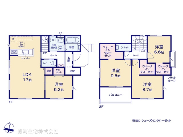 G00370922 埼玉県川越市宮元町 新築一戸建て 4190万円【間取図】